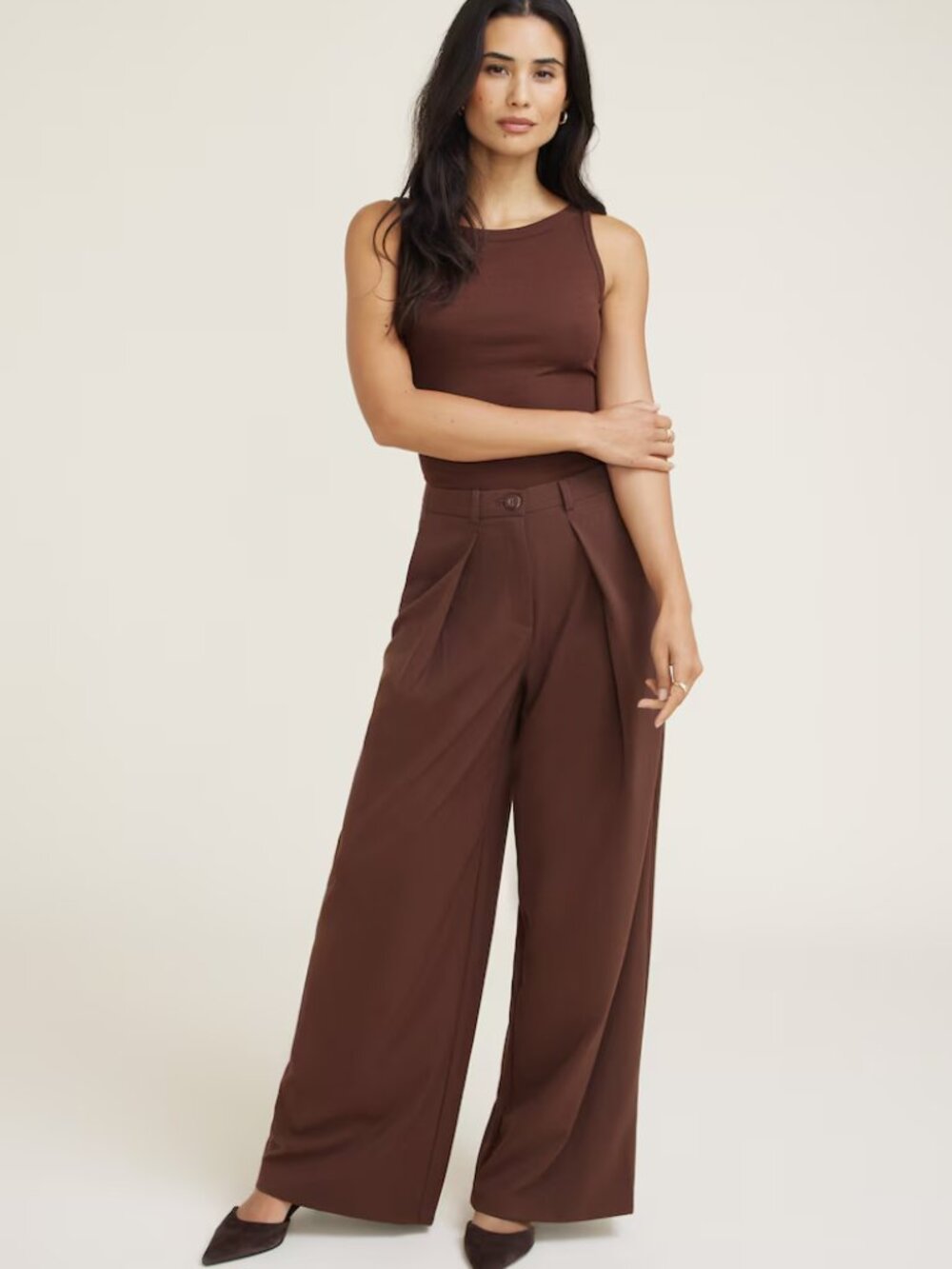 Dynamite - Pleated Wide Leg Pants